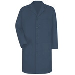 Unisex Extended Sizes Button Front Lab Coat