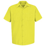 Men's Tall Enhanced Visibility Short Sleeve Work Shirt