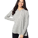 Ladies' Cozy Tunic Hooded Sweatshirt