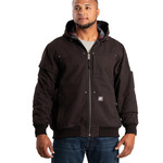 Men's Heartland Duck Flannel-Lined Hooded Jacket