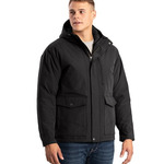 Men's Highland Quilt-Lined Micro-Duck Hooded Jacket