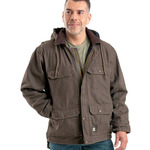 Men's Heartland Washed Duck Zip-Off Hooded Coat