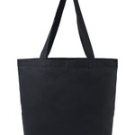 Aware™ Recycled Cotton Shopper Tote Bag With Interior Zip Pocket