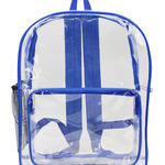 Large 17" Heavy Duty Clear Backpack