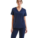 Ladies' Invincible V-Neck Stretch Scrub Top