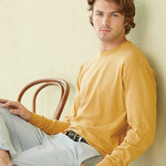 Garment-Dyed Heavyweight Long Sleeve T-Shirt