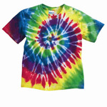 Youth Multi-Color Spiral Tie-Dyed T-Shirt