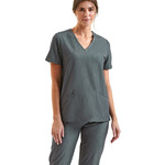 Women's Invincible V-Neck Stretch Scrub Top