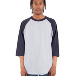 Unisex Three-Quarter Sleeve Raglan T-Shirt