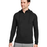Unisex Vandyke Quarter-Zip Hooded Sweatshirt