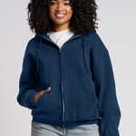 Rugged Unisex Full Zip Hooded Sweatshirt