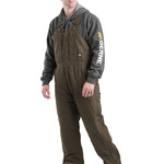 Men's Heartland Insulated Washed Duck Bib Overall