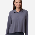 Women's Beyond Long Sleeve Loose Polo