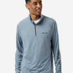 Men's Airweight Heather Quarter-Zip Pullover