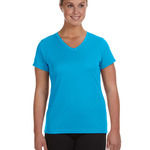 Ladies' Moisture-Wicking V-Neck T-Shirt