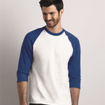 Heavy Cotton™ Raglan Three-Quarter Sleeve T-Shirt