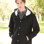 Water-Resistant Hooded Windbreaker