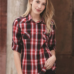 Women's Convertible Sleeve Western Shirt