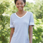 Women's Varsity Triblend V-Neck T-Shirt