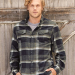 Snap Front Plaid Flannel Shirt