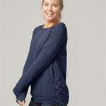 Women’s Enzyme-Washed Rally Lace-Up Sweatshirt