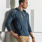 Heather Hooded Long Sleeve T-Shirt