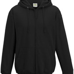 Men's Midweight College Full-Zip Hooded Sweatshirt