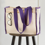 14L Tote with Contrast-Color Handles