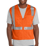Ansi 107 Class 2 Mesh Zippered Vest