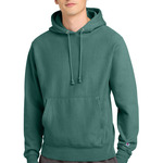 Reverse Weave ® Garment Dyed Hooded Sweatshirt
