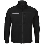 Zip Front Fleece Jacket-Cotton /Spandex Blend