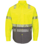 Hi-Visibility Color Block Uniform Shirt - EXCEL FR® ComforTouch® - 7 oz.