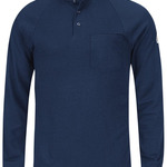 Long Sleeve Henley Shirt- CoolTouch®2