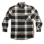 Youth Open Pocket Long Sleeve Flannel Shirt