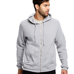 Unisex USA Made Heavyweight Loop Terry Full-Zip Hooded Sweatshirt