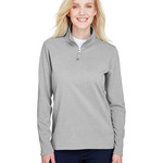 Ladies' Coastal Pique Fleece Quarter-Zip