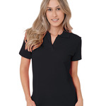 Ladies' USA Made Johnny Collar Polo