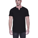 Men's Cotton/Modal Slit V-Neck