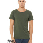 FWD Fashion Unisex Triblend Raw Neck T-Shirt