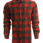 Men's Snap-Front Flannel Shirt