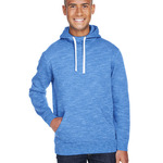 Adult Melange Fleece Pullover Hooded Sweatshirt