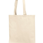 Cotton Canvas Tote Bag With Self Fabric Handles