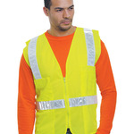 Unisex USA Made 22Surv-R Class 2 ANSI High Vis Surveyor Safety Vest