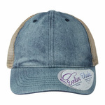 Women's Denim Mesh-Back Cap