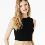 Women's Micro Rib Muscle Crop Tank