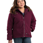 Ladies' Heathered Duck Hooded Jacket