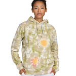 Unisex USA Made Flower Tie-Dye Hooded Sweatshirt