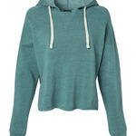 Women's Angel Fleece Crop Hooded Sweatshirt