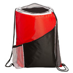 Sprint Angled Drawstring Sports Bag With Pockets